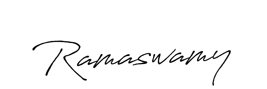 if you are searching for the best signature style for your name Ramaswamy. so please give up your signature search. here we have designed multiple signature styles  using Antro_Vectra_Bolder. Ramaswamy signature style 7 images and pictures png