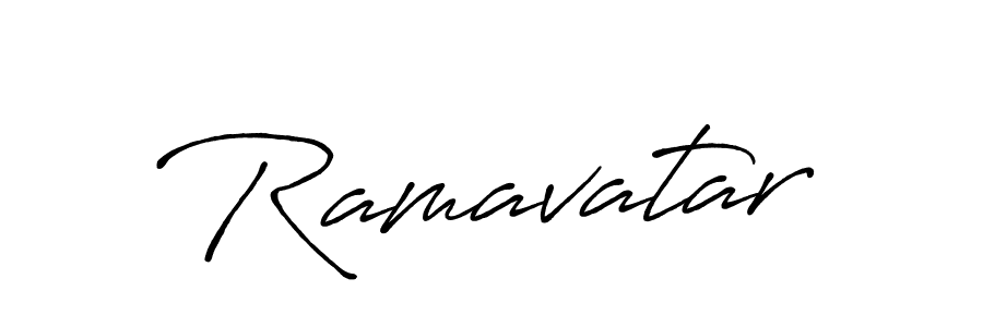 Make a beautiful signature design for name Ramavatar. With this signature (Antro_Vectra_Bolder) style, you can create a handwritten signature for free. Ramavatar signature style 7 images and pictures png