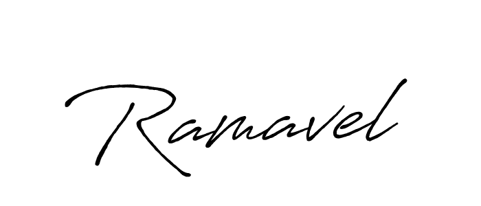 Once you've used our free online signature maker to create your best signature Antro_Vectra_Bolder style, it's time to enjoy all of the benefits that Ramavel name signing documents. Ramavel signature style 7 images and pictures png