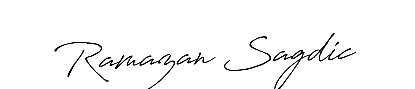 It looks lik you need a new signature style for name Ramazan Sagdic. Design unique handwritten (Antro_Vectra_Bolder) signature with our free signature maker in just a few clicks. Ramazan Sagdic signature style 7 images and pictures png
