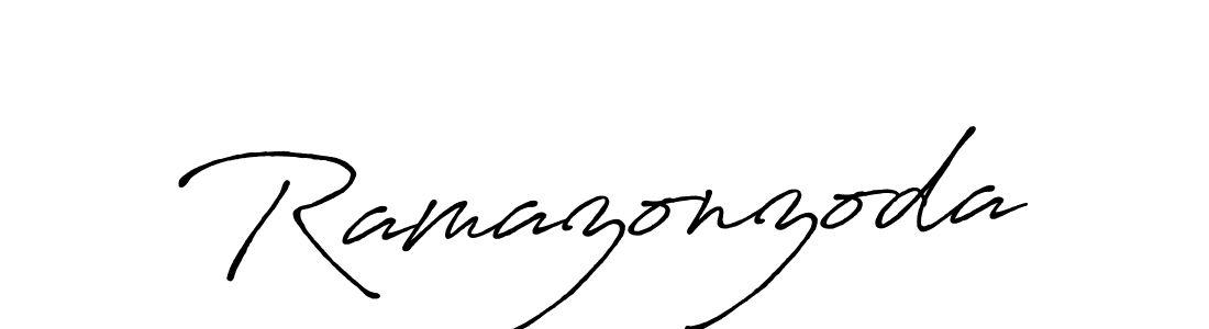 You should practise on your own different ways (Antro_Vectra_Bolder) to write your name (Ramazonzoda) in signature. don't let someone else do it for you. Ramazonzoda signature style 7 images and pictures png