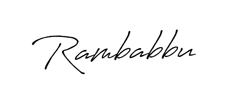 Similarly Antro_Vectra_Bolder is the best handwritten signature design. Signature creator online .You can use it as an online autograph creator for name Rambabbu. Rambabbu signature style 7 images and pictures png