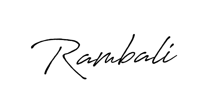 How to Draw Rambali signature style? Antro_Vectra_Bolder is a latest design signature styles for name Rambali. Rambali signature style 7 images and pictures png