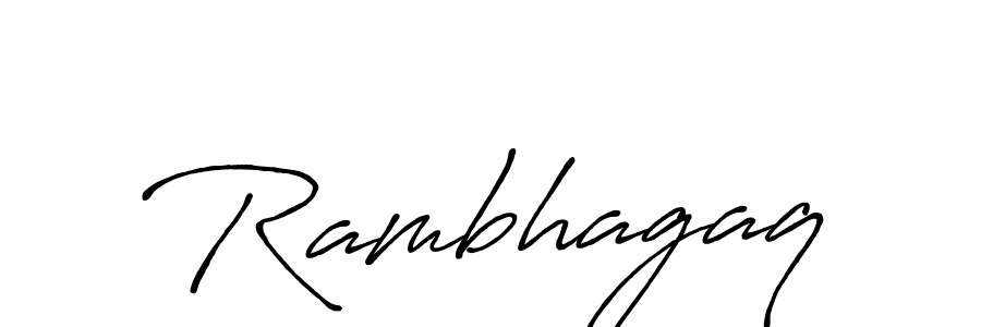 Also we have Rambhagaq name is the best signature style. Create professional handwritten signature collection using Antro_Vectra_Bolder autograph style. Rambhagaq signature style 7 images and pictures png