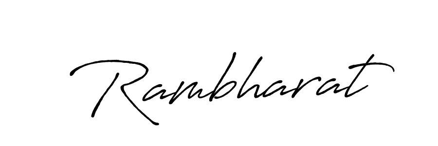 Also we have Rambharat name is the best signature style. Create professional handwritten signature collection using Antro_Vectra_Bolder autograph style. Rambharat signature style 7 images and pictures png