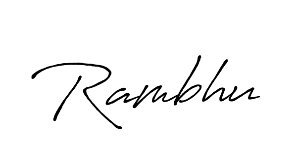 Antro_Vectra_Bolder is a professional signature style that is perfect for those who want to add a touch of class to their signature. It is also a great choice for those who want to make their signature more unique. Get Rambhu name to fancy signature for free. Rambhu signature style 7 images and pictures png