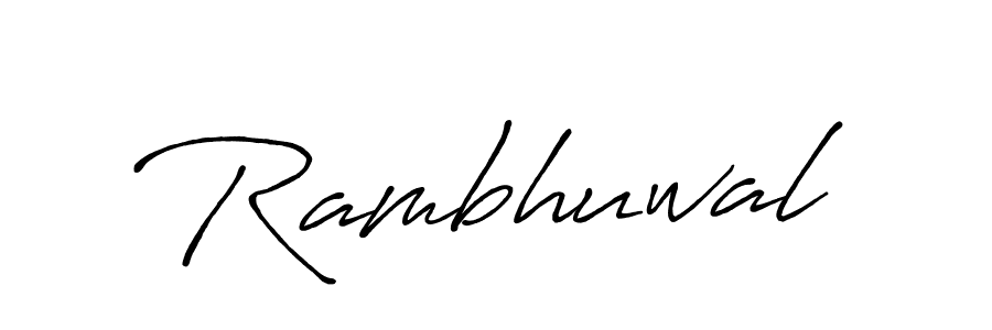 Antro_Vectra_Bolder is a professional signature style that is perfect for those who want to add a touch of class to their signature. It is also a great choice for those who want to make their signature more unique. Get Rambhuwal name to fancy signature for free. Rambhuwal signature style 7 images and pictures png