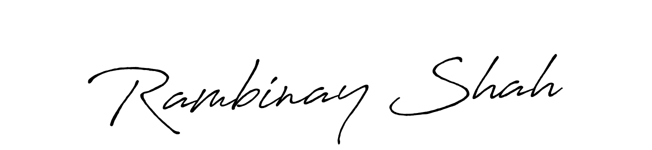 Best and Professional Signature Style for Rambinay Shah. Antro_Vectra_Bolder Best Signature Style Collection. Rambinay Shah signature style 7 images and pictures png