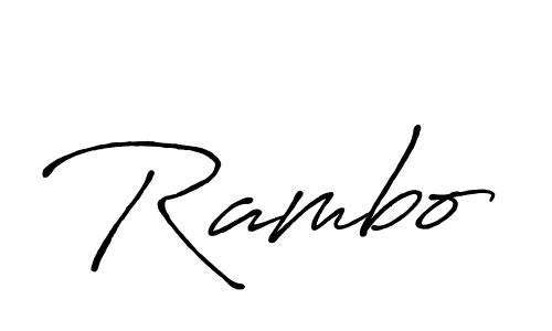 It looks lik you need a new signature style for name Rambo. Design unique handwritten (Antro_Vectra_Bolder) signature with our free signature maker in just a few clicks. Rambo signature style 7 images and pictures png