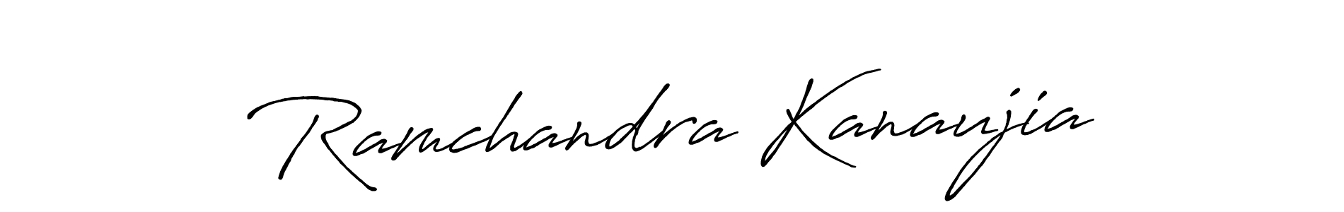 Once you've used our free online signature maker to create your best signature Antro_Vectra_Bolder style, it's time to enjoy all of the benefits that Ramchandra Kanaujia name signing documents. Ramchandra Kanaujia signature style 7 images and pictures png
