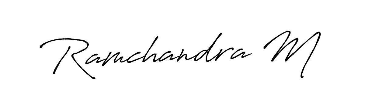 Make a beautiful signature design for name Ramchandra M. Use this online signature maker to create a handwritten signature for free. Ramchandra M signature style 7 images and pictures png