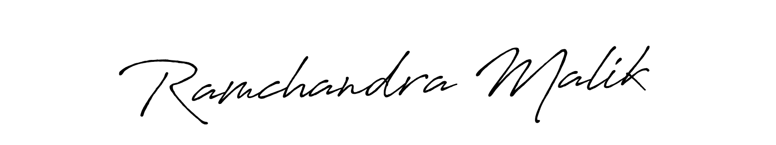 Also we have Ramchandra Malik name is the best signature style. Create professional handwritten signature collection using Antro_Vectra_Bolder autograph style. Ramchandra Malik signature style 7 images and pictures png