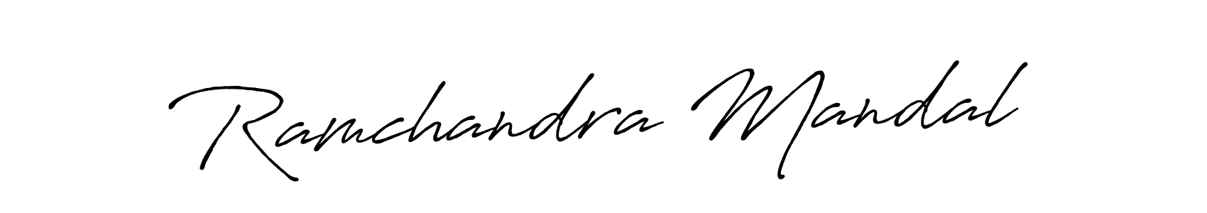 The best way (Antro_Vectra_Bolder) to make a short signature is to pick only two or three words in your name. The name Ramchandra Mandal include a total of six letters. For converting this name. Ramchandra Mandal signature style 7 images and pictures png