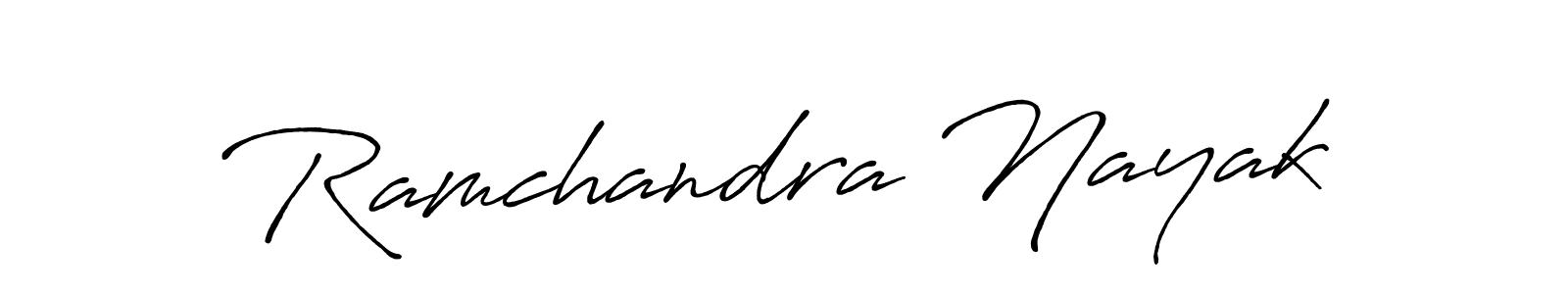 Design your own signature with our free online signature maker. With this signature software, you can create a handwritten (Antro_Vectra_Bolder) signature for name Ramchandra Nayak. Ramchandra Nayak signature style 7 images and pictures png