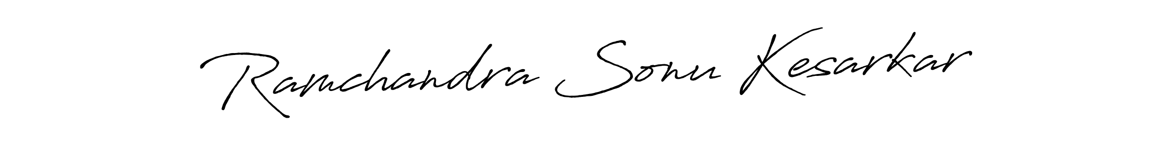 Also You can easily find your signature by using the search form. We will create Ramchandra Sonu Kesarkar name handwritten signature images for you free of cost using Antro_Vectra_Bolder sign style. Ramchandra Sonu Kesarkar signature style 7 images and pictures png