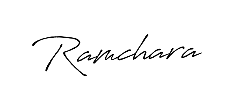 Once you've used our free online signature maker to create your best signature Antro_Vectra_Bolder style, it's time to enjoy all of the benefits that Ramchara name signing documents. Ramchara signature style 7 images and pictures png