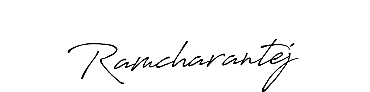 Once you've used our free online signature maker to create your best signature Antro_Vectra_Bolder style, it's time to enjoy all of the benefits that Ramcharantej name signing documents. Ramcharantej signature style 7 images and pictures png