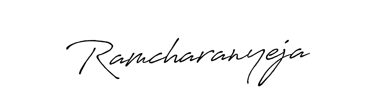 Once you've used our free online signature maker to create your best signature Antro_Vectra_Bolder style, it's time to enjoy all of the benefits that Ramcharanyeja name signing documents. Ramcharanyeja signature style 7 images and pictures png