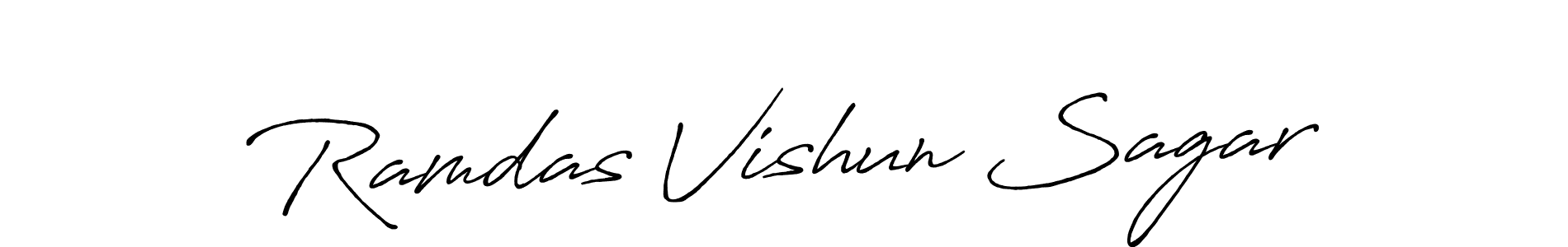 Use a signature maker to create a handwritten signature online. With this signature software, you can design (Antro_Vectra_Bolder) your own signature for name Ramdas Vishun Sagar. Ramdas Vishun Sagar signature style 7 images and pictures png