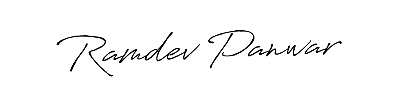 This is the best signature style for the Ramdev Panwar name. Also you like these signature font (Antro_Vectra_Bolder). Mix name signature. Ramdev Panwar signature style 7 images and pictures png