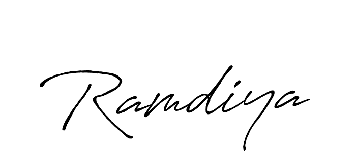 Make a beautiful signature design for name Ramdiya. Use this online signature maker to create a handwritten signature for free. Ramdiya signature style 7 images and pictures png