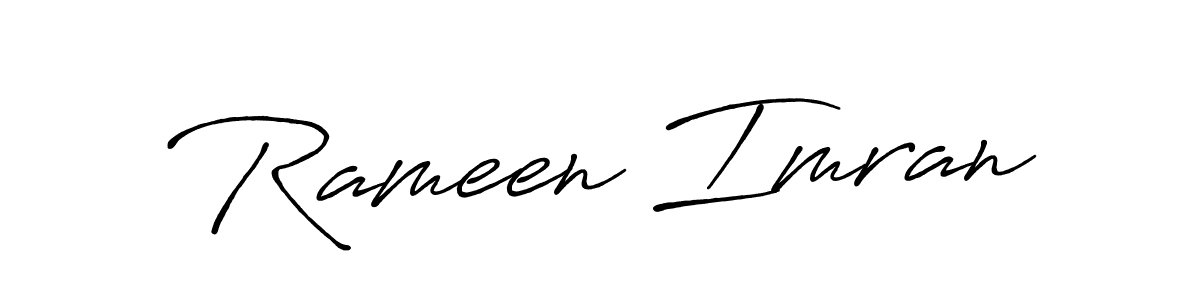 It looks lik you need a new signature style for name Rameen Imran. Design unique handwritten (Antro_Vectra_Bolder) signature with our free signature maker in just a few clicks. Rameen Imran signature style 7 images and pictures png