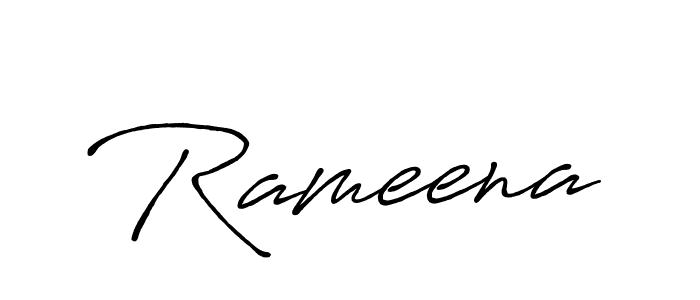 Antro_Vectra_Bolder is a professional signature style that is perfect for those who want to add a touch of class to their signature. It is also a great choice for those who want to make their signature more unique. Get Rameena name to fancy signature for free. Rameena signature style 7 images and pictures png