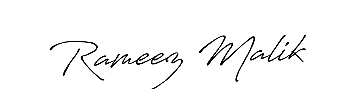 Similarly Antro_Vectra_Bolder is the best handwritten signature design. Signature creator online .You can use it as an online autograph creator for name Rameez Malik. Rameez Malik signature style 7 images and pictures png