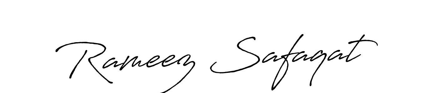 How to Draw Rameez Safaqat signature style? Antro_Vectra_Bolder is a latest design signature styles for name Rameez Safaqat. Rameez Safaqat signature style 7 images and pictures png