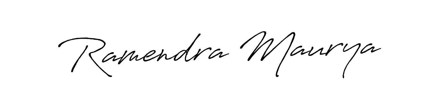 You should practise on your own different ways (Antro_Vectra_Bolder) to write your name (Ramendra Maurya) in signature. don't let someone else do it for you. Ramendra Maurya signature style 7 images and pictures png