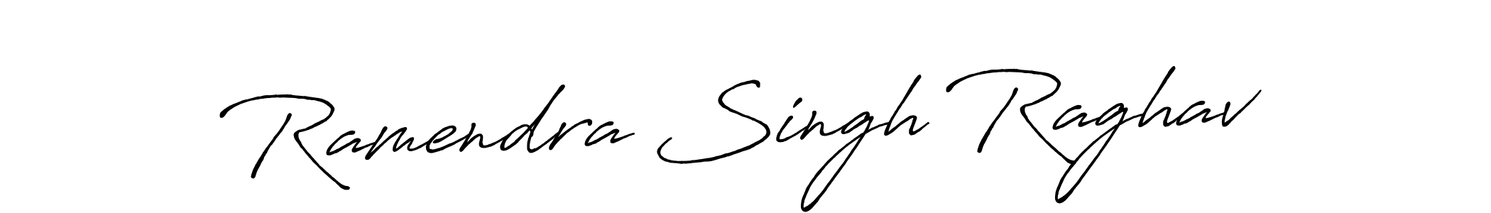 This is the best signature style for the Ramendra Singh Raghav name. Also you like these signature font (Antro_Vectra_Bolder). Mix name signature. Ramendra Singh Raghav signature style 7 images and pictures png