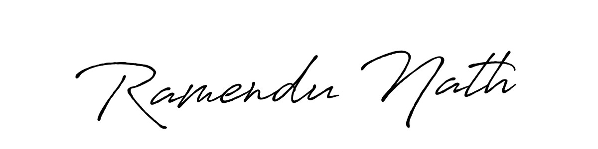 You can use this online signature creator to create a handwritten signature for the name Ramendu Nath. This is the best online autograph maker. Ramendu Nath signature style 7 images and pictures png