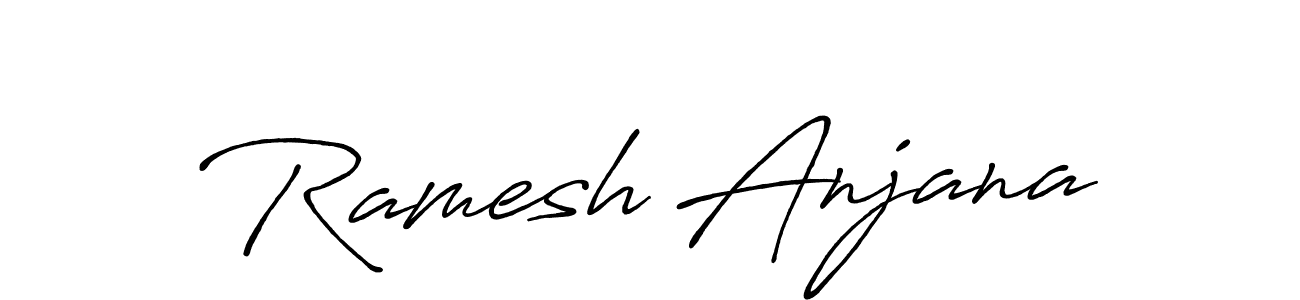 You should practise on your own different ways (Antro_Vectra_Bolder) to write your name (Ramesh Anjana) in signature. don't let someone else do it for you. Ramesh Anjana signature style 7 images and pictures png