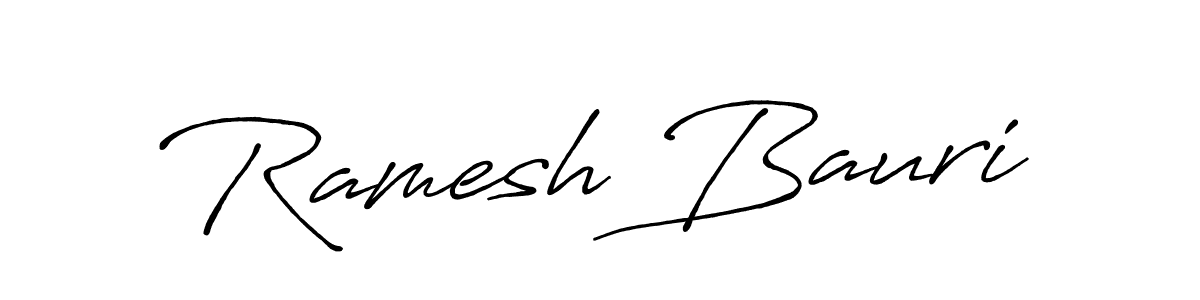 Also You can easily find your signature by using the search form. We will create Ramesh Bauri name handwritten signature images for you free of cost using Antro_Vectra_Bolder sign style. Ramesh Bauri signature style 7 images and pictures png