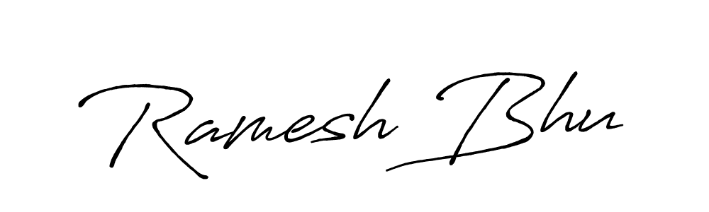Make a short Ramesh Bhu signature style. Manage your documents anywhere anytime using Antro_Vectra_Bolder. Create and add eSignatures, submit forms, share and send files easily. Ramesh Bhu signature style 7 images and pictures png