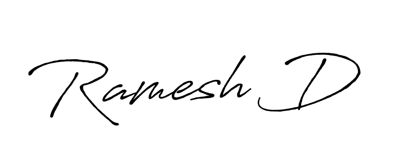 Make a beautiful signature design for name Ramesh D. Use this online signature maker to create a handwritten signature for free. Ramesh D signature style 7 images and pictures png