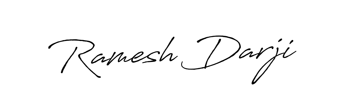 Ramesh Darji stylish signature style. Best Handwritten Sign (Antro_Vectra_Bolder) for my name. Handwritten Signature Collection Ideas for my name Ramesh Darji. Ramesh Darji signature style 7 images and pictures png