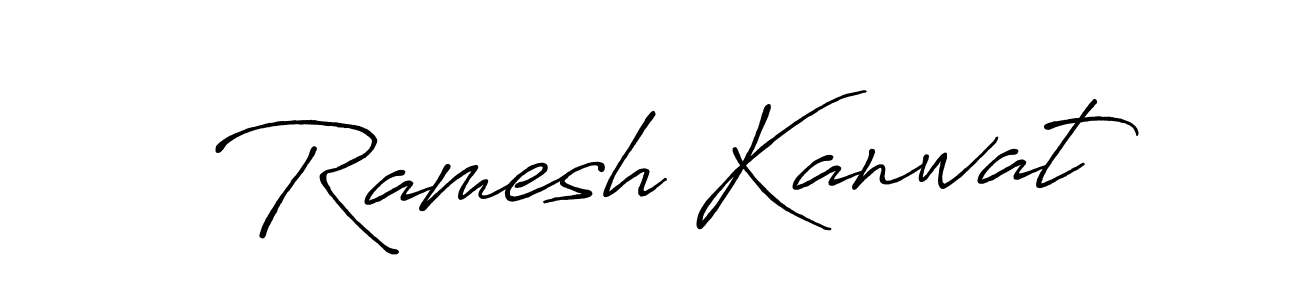 Antro_Vectra_Bolder is a professional signature style that is perfect for those who want to add a touch of class to their signature. It is also a great choice for those who want to make their signature more unique. Get Ramesh Kanwat name to fancy signature for free. Ramesh Kanwat signature style 7 images and pictures png