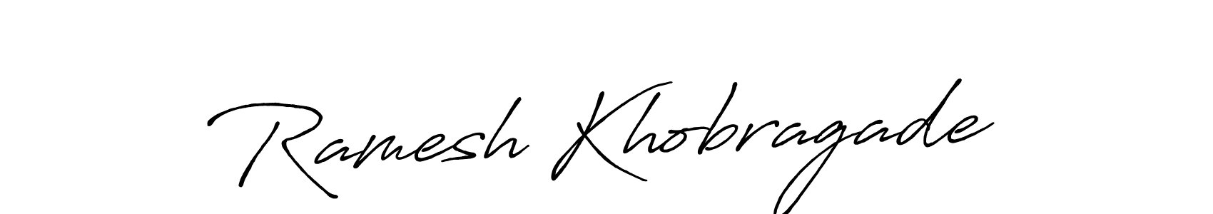 Also You can easily find your signature by using the search form. We will create Ramesh Khobragade name handwritten signature images for you free of cost using Antro_Vectra_Bolder sign style. Ramesh Khobragade signature style 7 images and pictures png