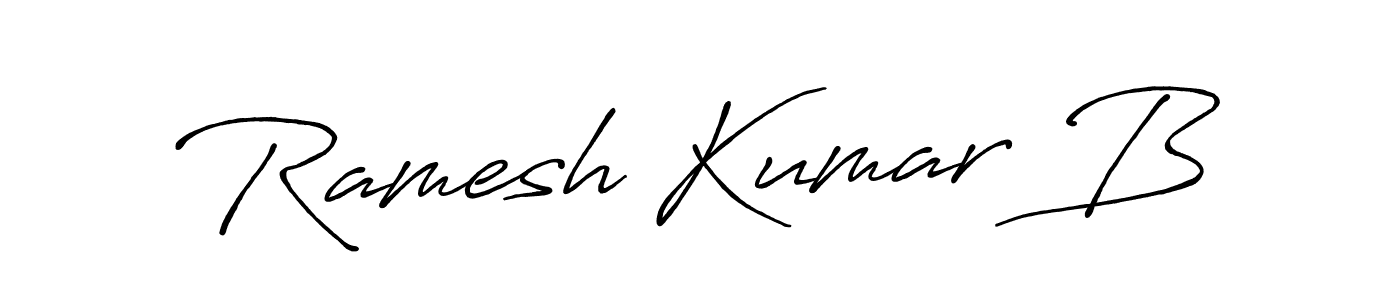 It looks lik you need a new signature style for name Ramesh Kumar B. Design unique handwritten (Antro_Vectra_Bolder) signature with our free signature maker in just a few clicks. Ramesh Kumar B signature style 7 images and pictures png