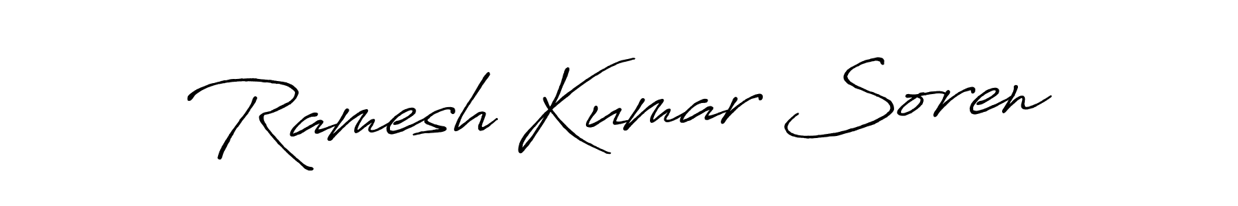 How to Draw Ramesh Kumar Soren signature style? Antro_Vectra_Bolder is a latest design signature styles for name Ramesh Kumar Soren. Ramesh Kumar Soren signature style 7 images and pictures png