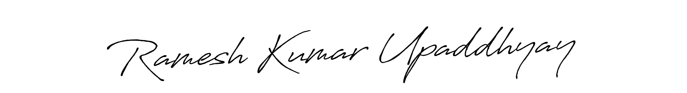 Also we have Ramesh Kumar Upaddhyay name is the best signature style. Create professional handwritten signature collection using Antro_Vectra_Bolder autograph style. Ramesh Kumar Upaddhyay signature style 7 images and pictures png