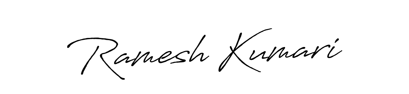 Similarly Antro_Vectra_Bolder is the best handwritten signature design. Signature creator online .You can use it as an online autograph creator for name Ramesh Kumari. Ramesh Kumari signature style 7 images and pictures png