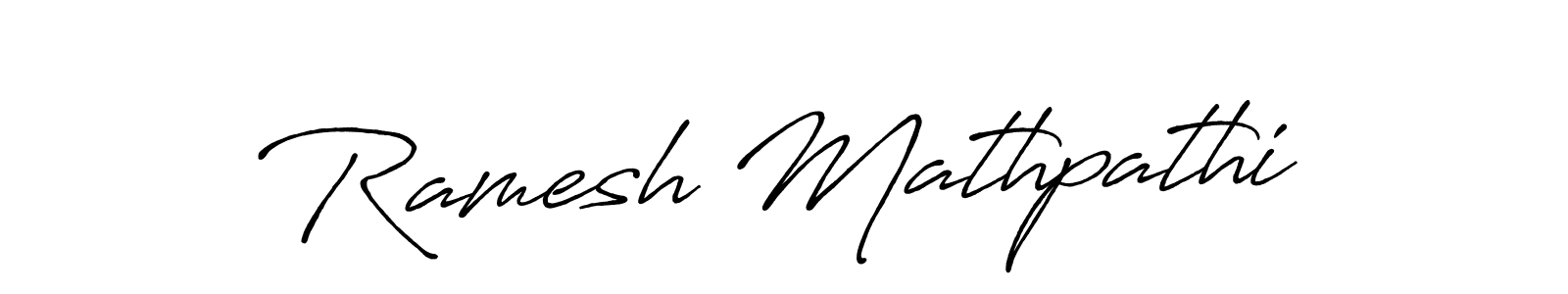 if you are searching for the best signature style for your name Ramesh Mathpathi. so please give up your signature search. here we have designed multiple signature styles  using Antro_Vectra_Bolder. Ramesh Mathpathi signature style 7 images and pictures png