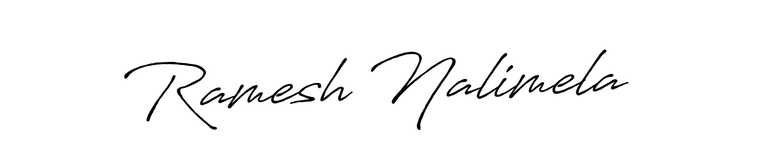 Here are the top 10 professional signature styles for the name Ramesh Nalimela. These are the best autograph styles you can use for your name. Ramesh Nalimela signature style 7 images and pictures png