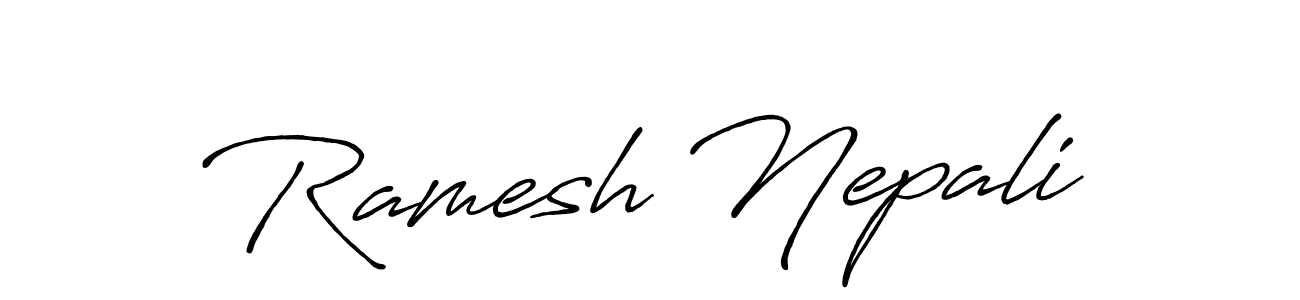 Make a beautiful signature design for name Ramesh Nepali. Use this online signature maker to create a handwritten signature for free. Ramesh Nepali signature style 7 images and pictures png