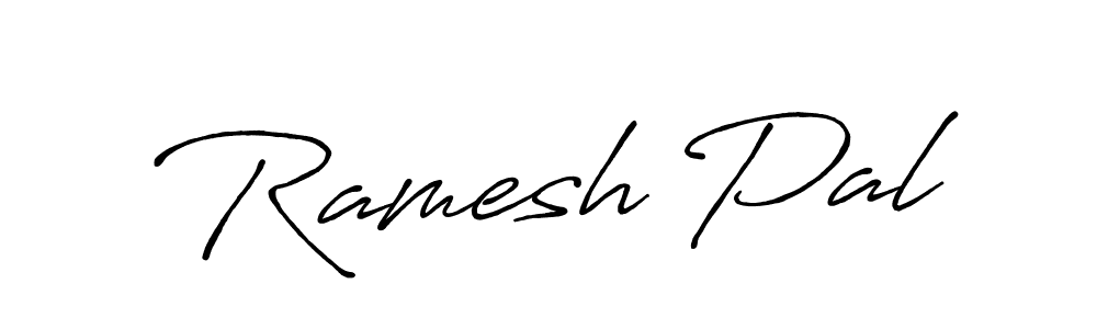 How to make Ramesh Pal signature? Antro_Vectra_Bolder is a professional autograph style. Create handwritten signature for Ramesh Pal name. Ramesh Pal signature style 7 images and pictures png