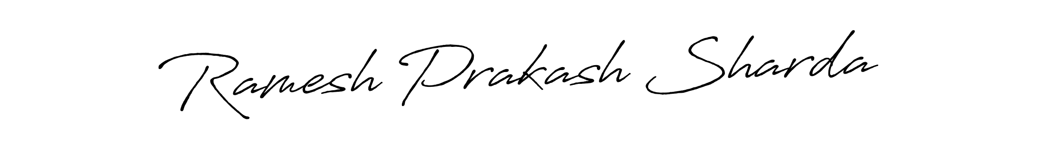 Also we have Ramesh Prakash Sharda name is the best signature style. Create professional handwritten signature collection using Antro_Vectra_Bolder autograph style. Ramesh Prakash Sharda signature style 7 images and pictures png