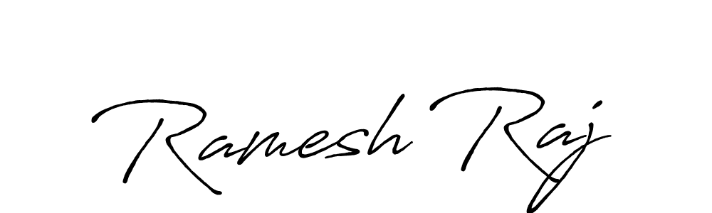 The best way (Antro_Vectra_Bolder) to make a short signature is to pick only two or three words in your name. The name Ramesh Raj include a total of six letters. For converting this name. Ramesh Raj signature style 7 images and pictures png