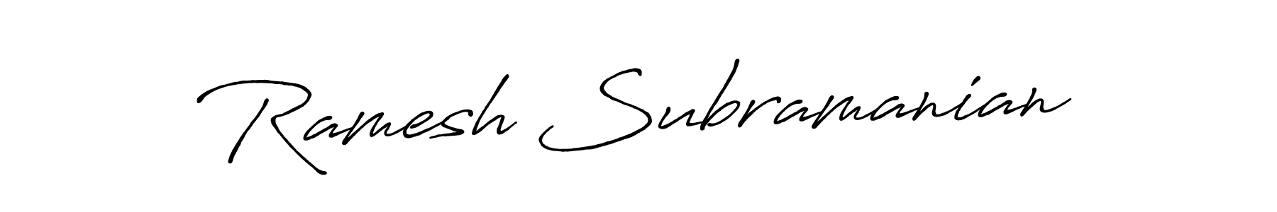 Also You can easily find your signature by using the search form. We will create Ramesh Subramanian name handwritten signature images for you free of cost using Antro_Vectra_Bolder sign style. Ramesh Subramanian signature style 7 images and pictures png